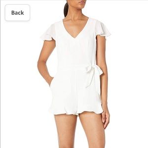 NWT White Parker Romper Size 0